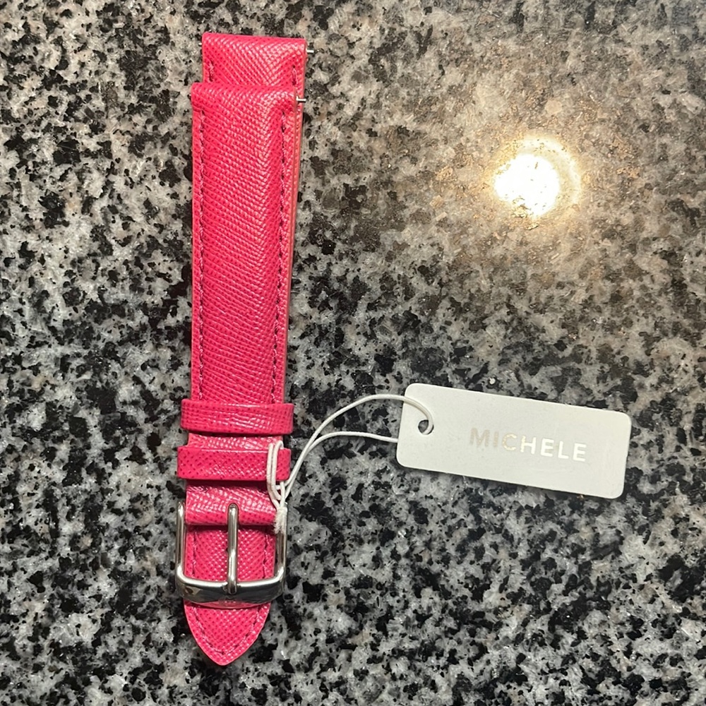 NWT Michele Fuchsia Watch Strap 18mm